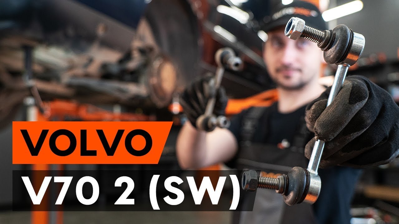 Byta stabilisatorstag bak på Volvo V70 SW – utbytesguide