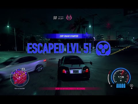 How to Escape Level 5 Cops in NFS Heat | Pro Tips & Tricks