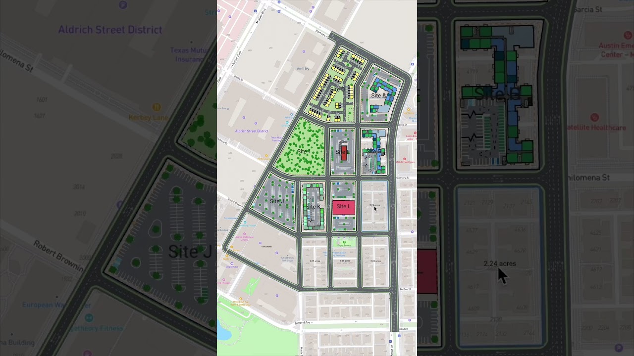 Urban Planning with TestFit  #architecture #realestate #ai #urbanplanning