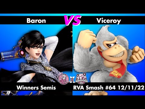 RVA Smash #64: Baron (Bayonetta) vs Viceroy (Donkey Kong/Rosalina & Luma) - Winners Semis - SSBU