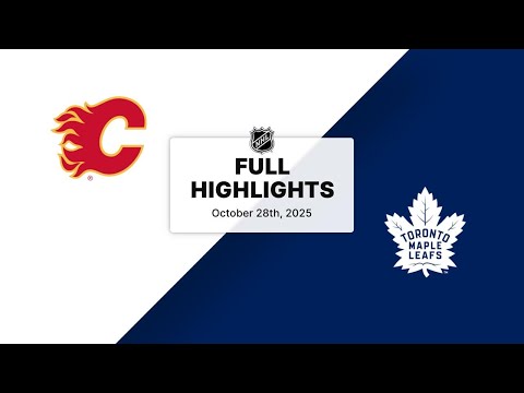 NHL Highlights | Flames vs. Maple Leafs | October 28, 2025