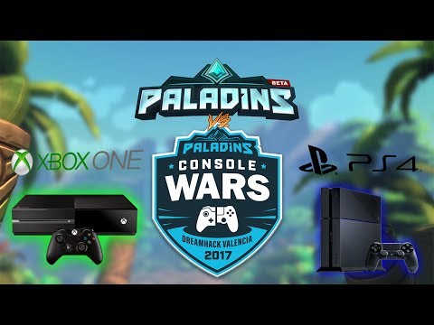 Paladins FIRST TIME PLAYING!!! CONSOLE WARS PS4 Vs XBOX ONE