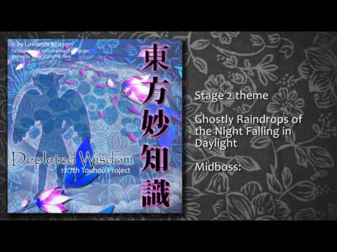 Touhou 12.7 - Depleted Wisdom - Stage 2 - Ghostly Raindrops of the Night Falling in Daylight