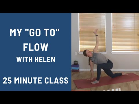 25 Minute Yoga Class - Go To Flow