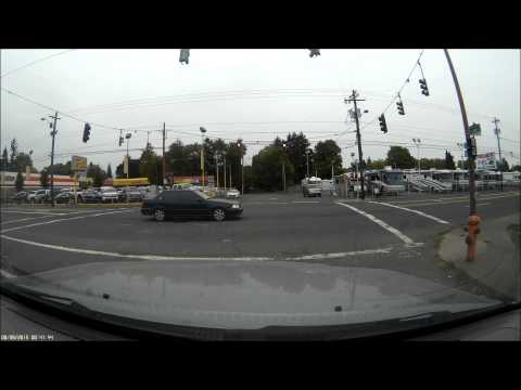 Cyclist Running Red Light