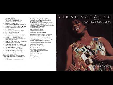 Sarah Vaughan with The Count Basie Orchestra -  When Your Lover Has Gone
