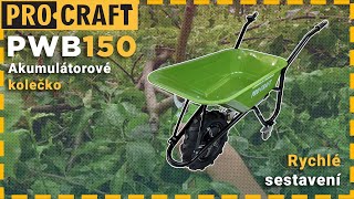 Elektrické motorové kolečko PWB150 Procraft