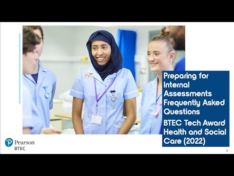 BTEC Bitesize- Internal Assessment FAQs- BTEC Tech Award (2022) Health and Social Care