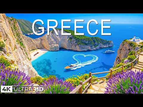 Greece 🇬🇷 4K Drone Footage | Navagio Beach, White Cliffs & Turquoise Paradise