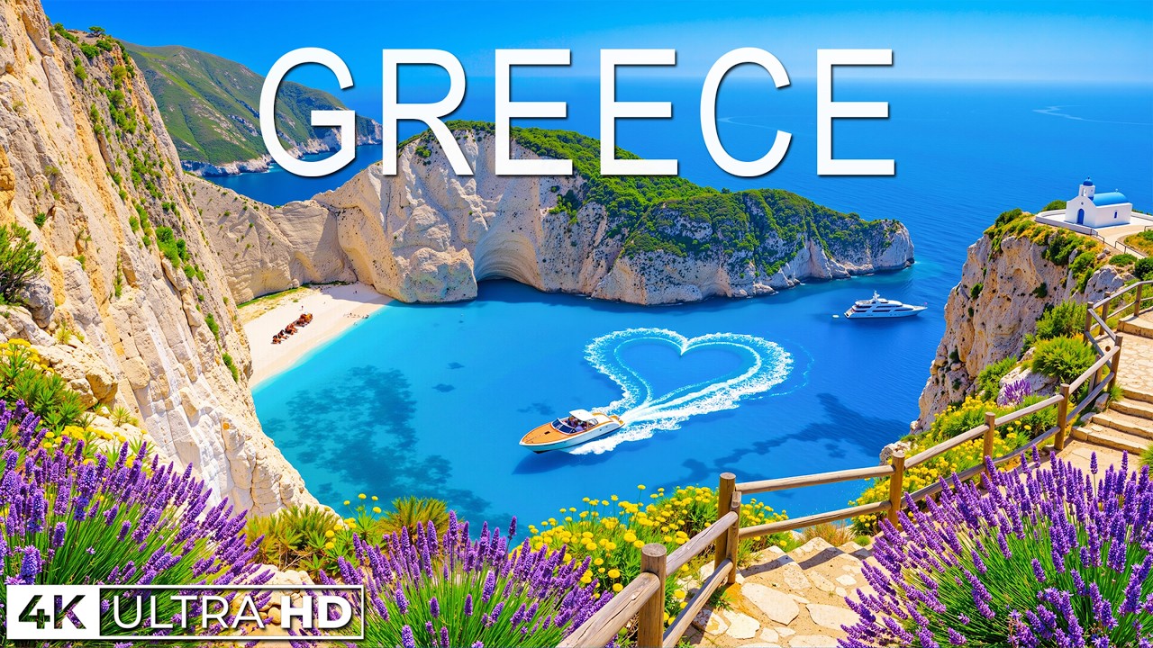 Greece 🇬🇷 4K Drone Footage | Navagio Beach, White Cliffs & Turquoise Paradise