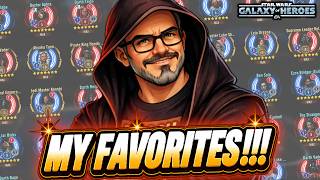 My Top 10 Favorite Teams in Star Wars: Galaxy of Heroes!!!