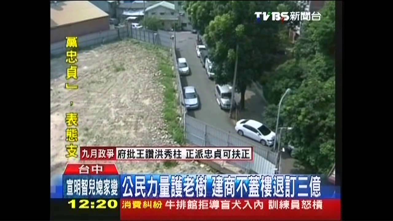 公民力量護老樹 建商不蓋樓退訂3億