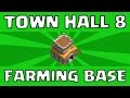 Clash Of Clans: Town Hall 8 Farming Base (4 ...