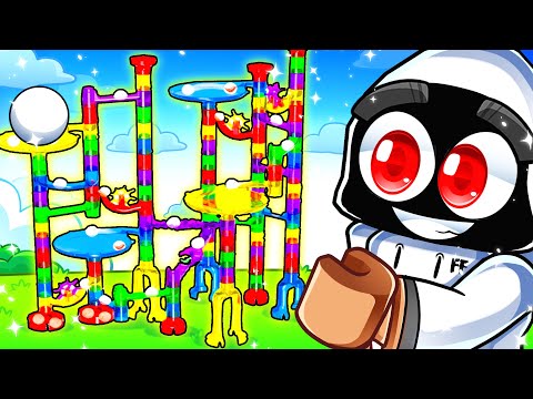 We BUILT The BIGGEST MARBLE FACTORY In Roblox!