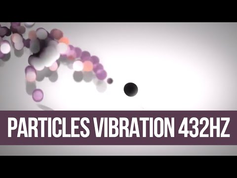 Particles vibration at 432Hz