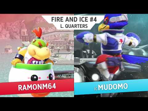 Ramon64 (Bowser Jr) vs Mudomo (Falco) - Fire and Ice #4 Losers Quarter Finals