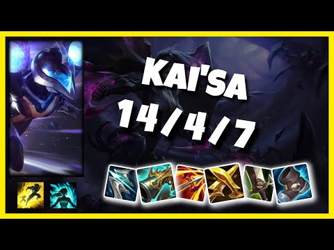 Kai'Sa vs Veigar BR Challenger BOT (14/4/7) - v11.5