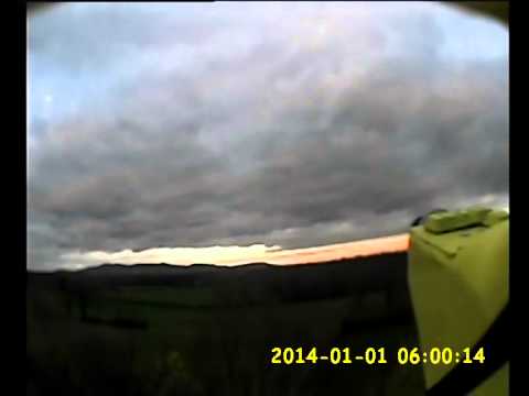 FPV 1/4 CMOS HD Color Camera Module 600TVL 120 Degree Wide Angle, recorded with RC732-DVR