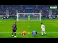 BARCELONA vs PSG - Penalty Shootout 2023 | Messi vs Barcelona | eFootball PES Gameplay