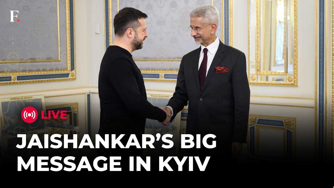 LIVE: Jaishankar & Ukraine FM Sybiha Address Joint Briefing In Kyiv