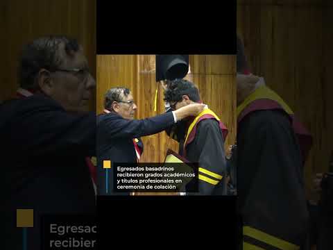 40 BASADRINOS RECIBIERON GRADOS Y TÍTULOS EN CEREMONIA DE COLACIÓN #unjbg #tacna