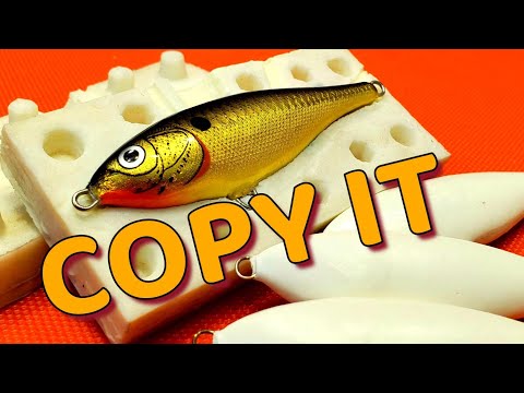 Making the lure you love most, Copy your best lure, its easy. #fishinglure #luremaking #lurefishing
