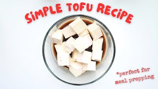 a simple tofu recipe