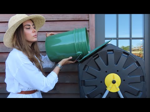 Starting My Compost Tumbler | Chicago Gardener