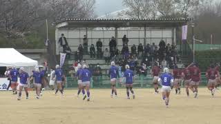 2026年高校選抜ラグビー大会　2日目　松山聖稜VS大阪桐蔭　機材不具合