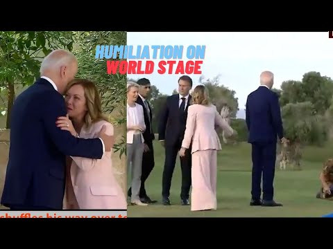 Humiliation on World Stage: Biden a Confused Mess at G7 Summit, slurring