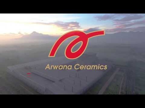 Ceramic manufacturing process in Arwana Ceramics factory
