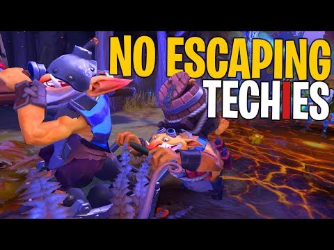 No Escaping Techies - DotA 2