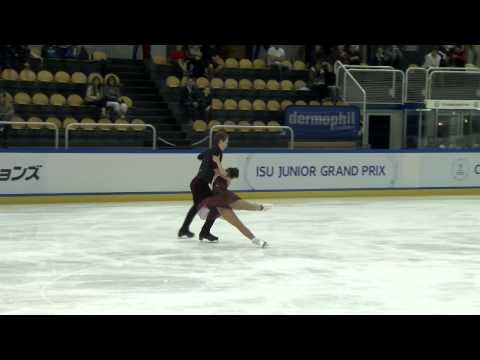 ISU 2014 Jr Grand Prix Courchevel Free Dance Emily DAY / Kevin LEAHY USA
