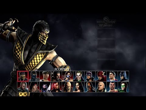 Mortal Kombat vs D.C (360) walkthrough - Scorpion