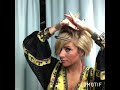 Top Knot Super Short Bob
