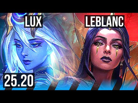 LUX vs LEBLANC (MID) | Quadra, 12/2/11 | EUNE Grandmaster | 25.20
