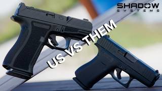 Glock 43X vs. Shadow Systems CR920X | Size, Capacity, Sights & Range Comparison