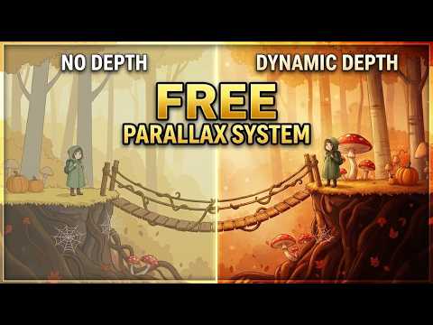 Create a FREE 2D Parallax System Using AI ( Game Ready )