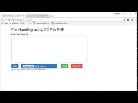 File Handling in PHP Read data from file