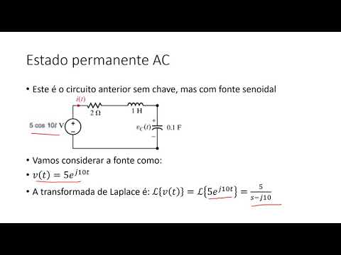 Transformada de Laplace e Estado Permanente AC