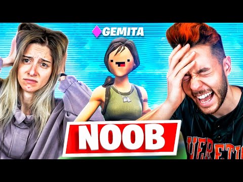 Reacting to Gemita Playing Fortnite for the First Time - TheGrefg