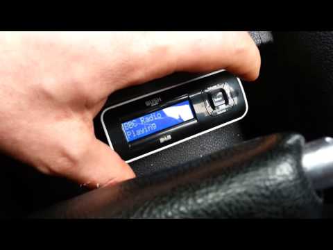 Bush portable DAB radio used as in car solution