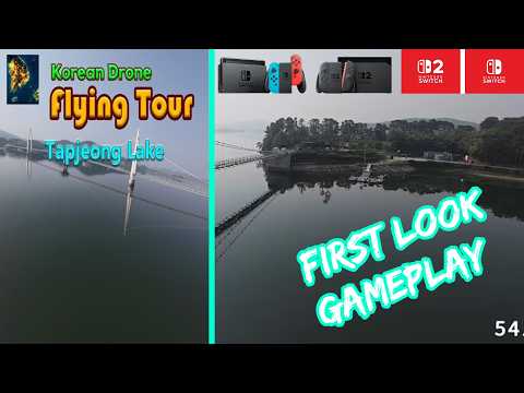 Korean Drone Flying Tour: Tapjeong Lake – Nintendo Switch / Switch 2 Gameplay