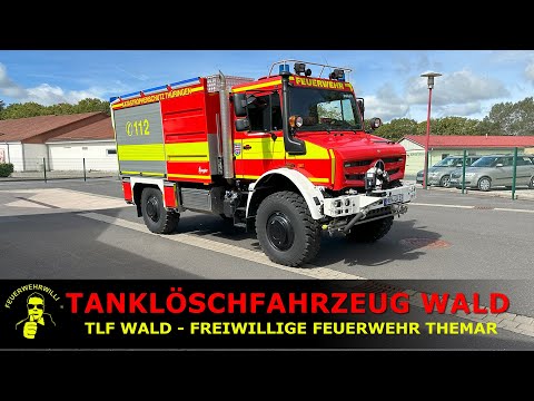 TLF WALD der FF THEMAR (Natürlich mit Alarm bei den Dreharbeiten) #tlf #wald