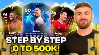 FASTEST way to go from 0 To 500K COINS in EAFC 24 (Step by step TRADING GUIDE) *EASY methods*