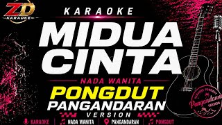 Download lagu 🎤 MIDUA CINTA (LANGLAYANGAN) 🎵 KARAOKE NADA WANITA | PONGDUT VERSION | LIRIK HD | MUSIK JERNIH  mp3