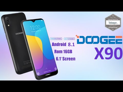 Смартфон Doogee X90 менее 60 € - распаковка и начало работы