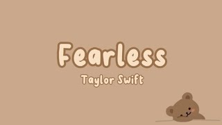Fearless-Taylor Swift (Lyrics) Taylor&#39;s Version