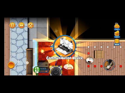Robbery Bob 2: Double Trouble Seagull bay (Level 4-6) Gameplay