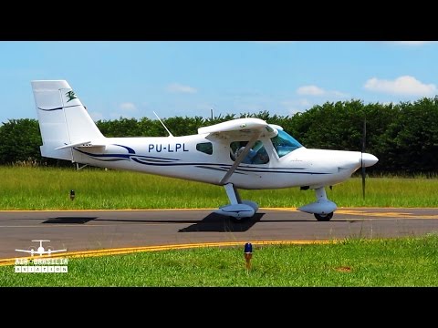 Avião Experimental KOLB FLYER SS | Experimental Airplane Takeoff | Itápolis Air Show 2016 PU-LPL Video
